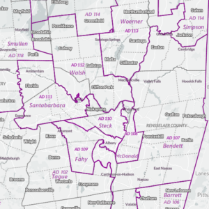 Assembly Map 2023 Elected – Death with Dignity–Albany